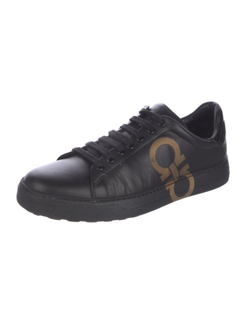 Ferragamo Leather Printed Sneakers