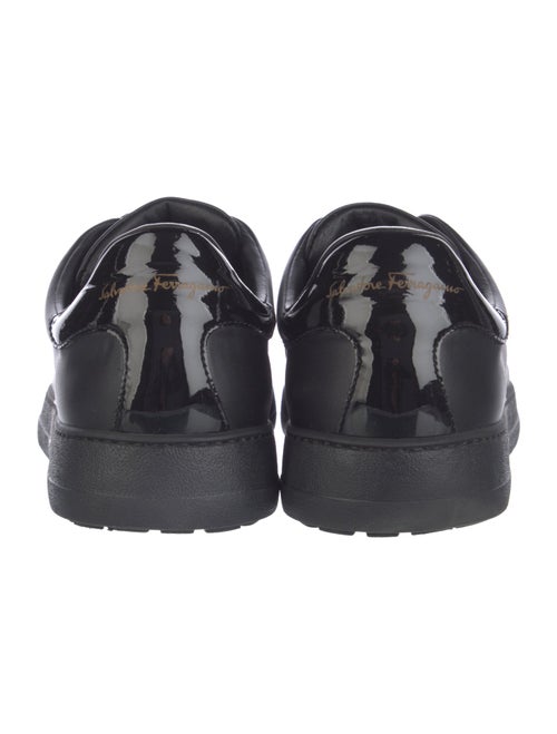 Ferragamo Leather Printed Sneakers