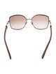 Ferragamo Oversize Gradient Sunglasses