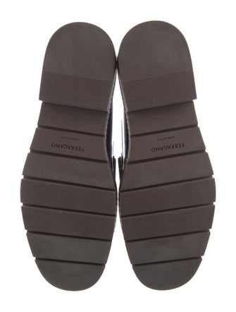 Ferragamo Vara Bow Accent Leather Loafers