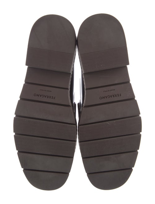 Ferragamo Vara Bow Accent Leather Loafers