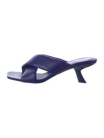 Ferragamo Leather Slides