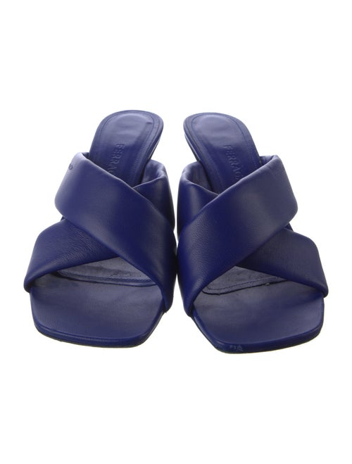 Ferragamo Leather Slides