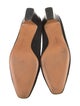 Ferragamo Suede Leather Trim Embellishment Loafers