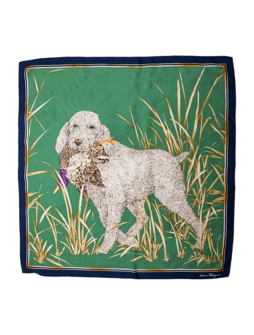 Ferragamo Silk Printed Scarf