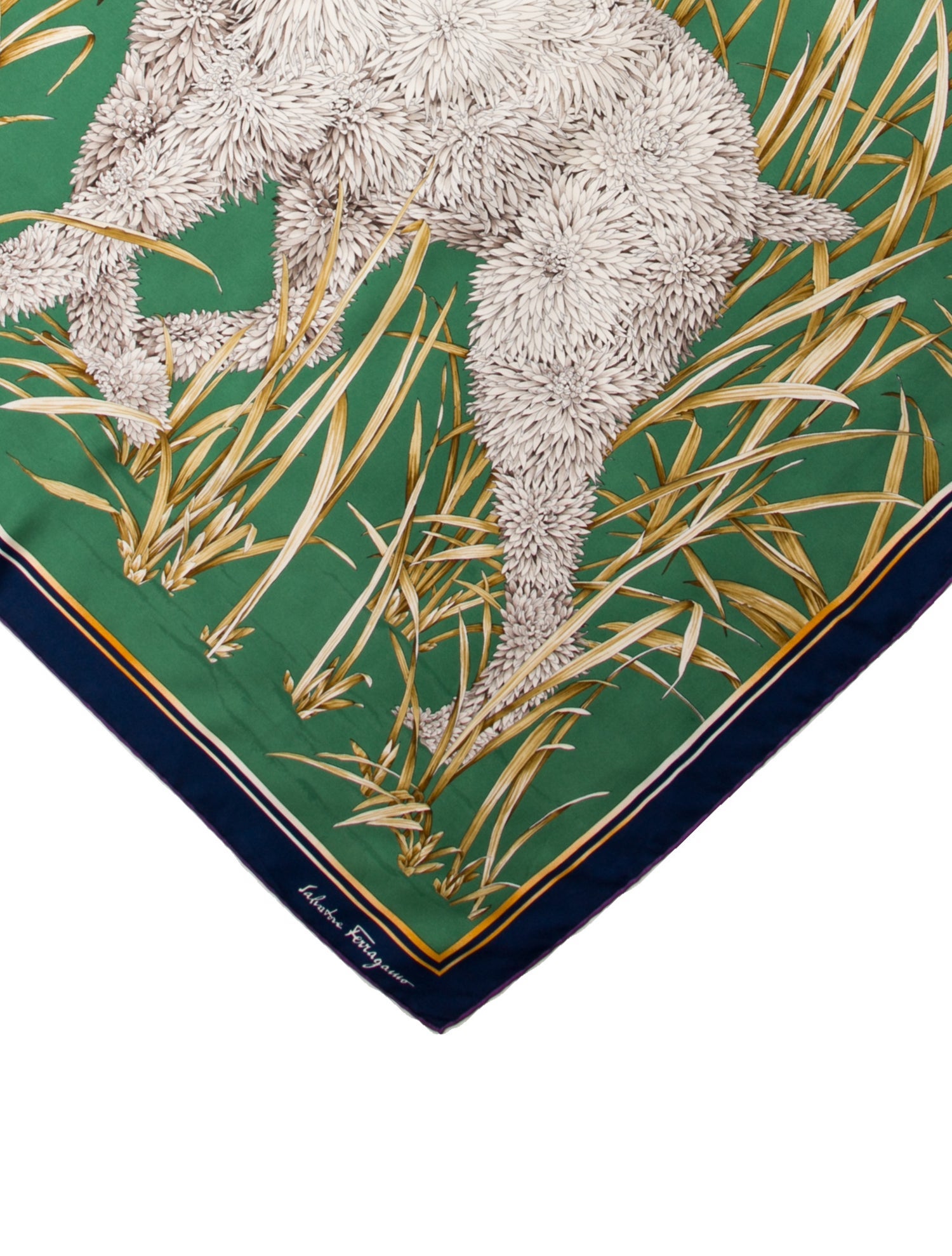 Ferragamo Silk Printed Scarf