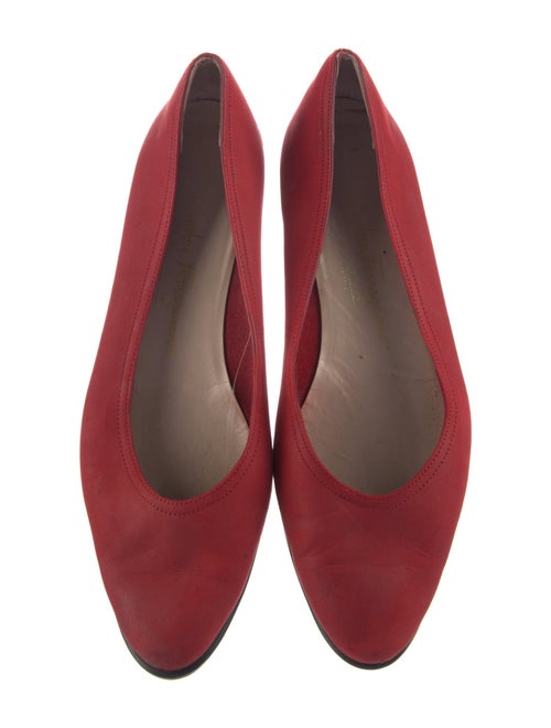 Ferragamo Leather Ballet Flats