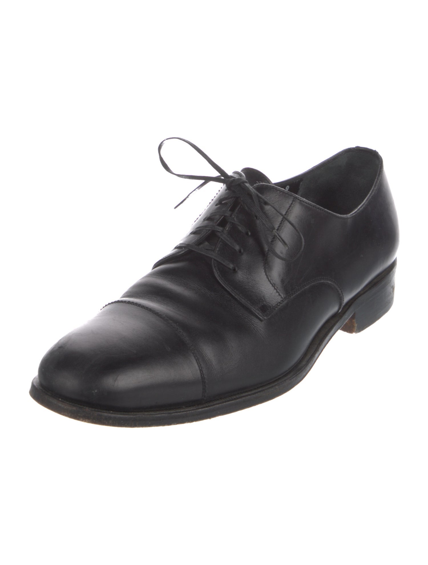 Ferragamo Leather Oxfords