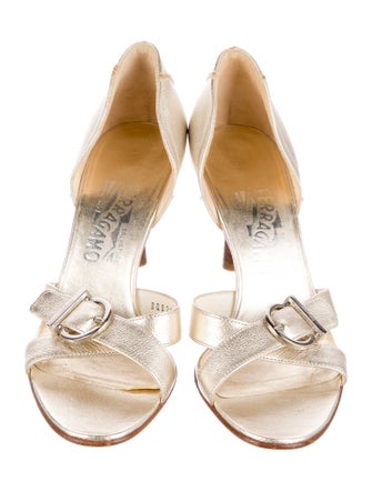 Ferragamo Leather Slingback Sandals