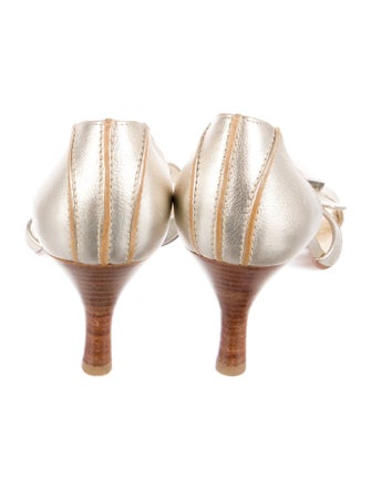 Ferragamo Leather Slingback Sandals