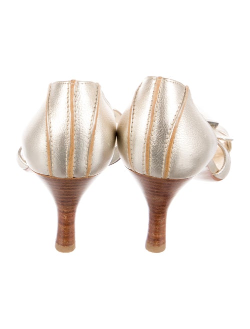 Ferragamo Leather Slingback Sandals