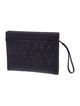 Ferragamo Embossed Leather Clutch