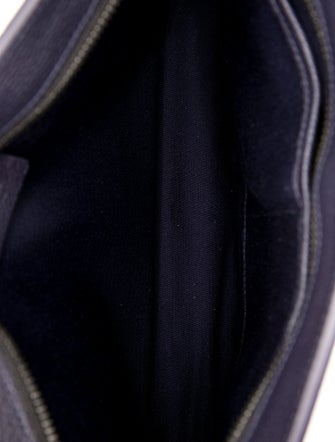 Ferragamo Embossed Leather Clutch