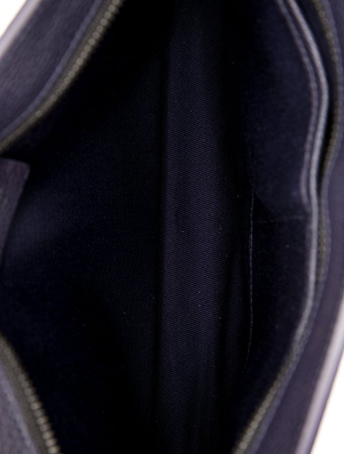 Ferragamo Embossed Leather Clutch