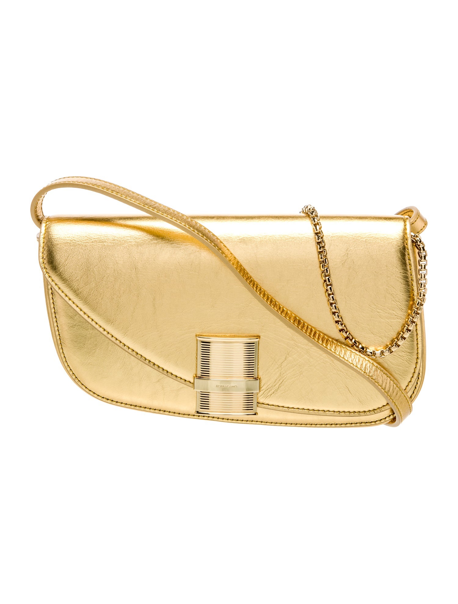 Ferragamo Leather Fiamma XS