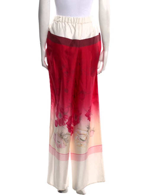Ferragamo Silk Wide Leg Pants
