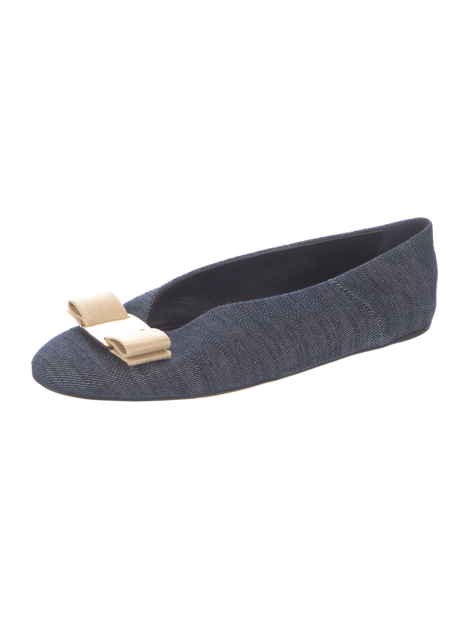 Ferragamo Denim Flats