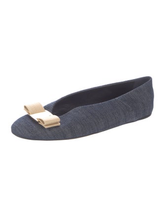 Ferragamo Denim Flats