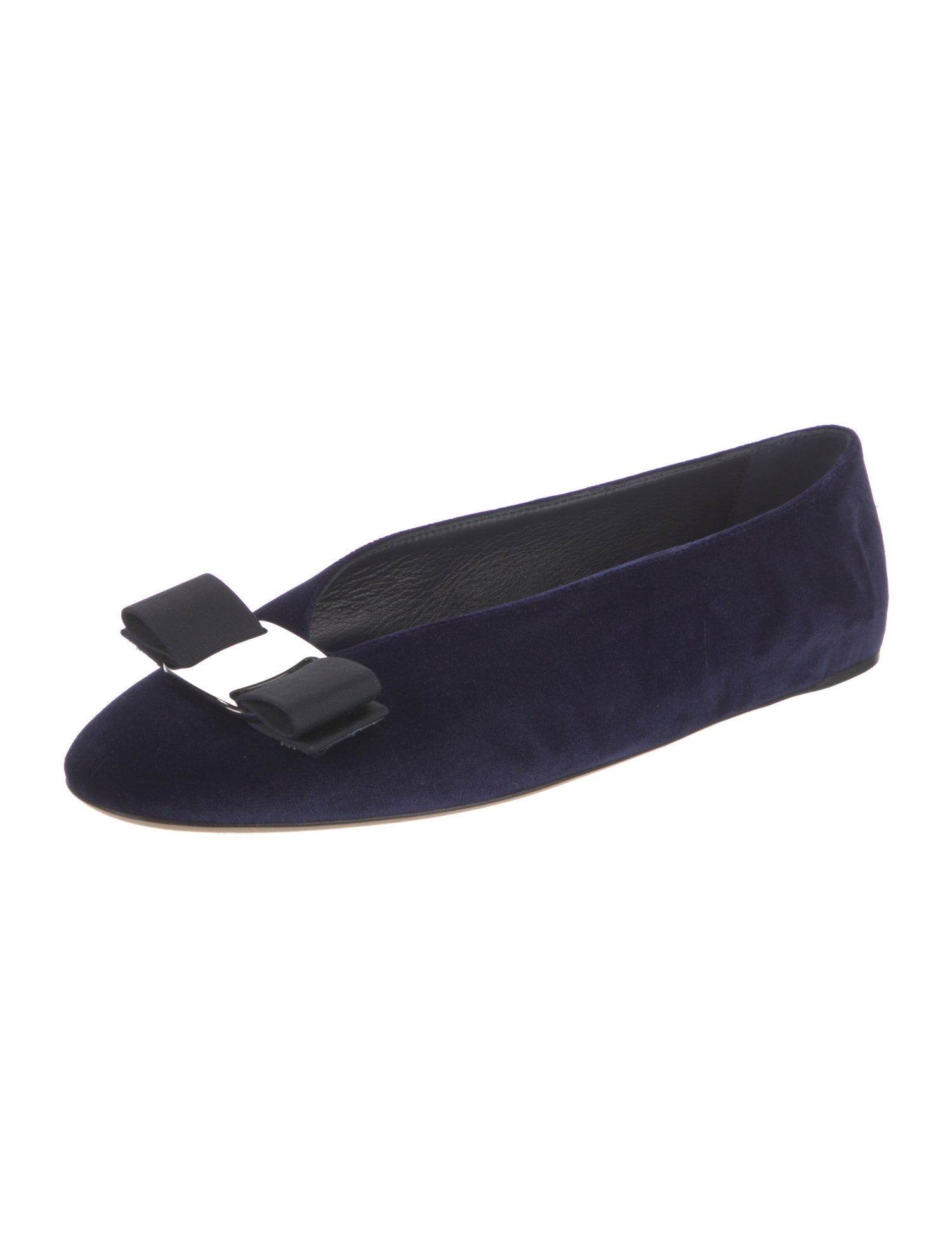 Ferragamo Velvet Flats