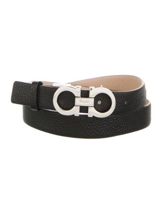 Ferragamo Skinny Leather Belt