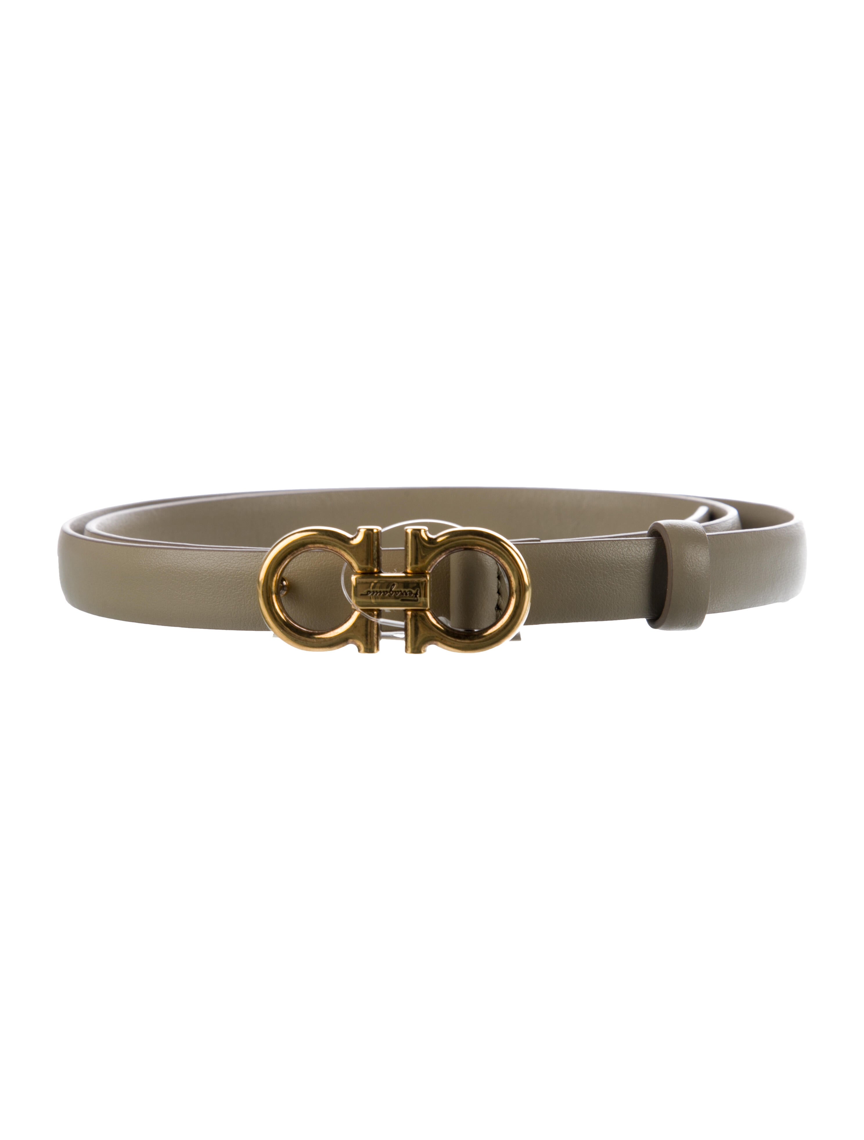 Ferragamo Skinny Leather Belt