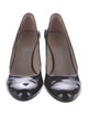Ferragamo Vara Bow Accent Patent Leather Pumps