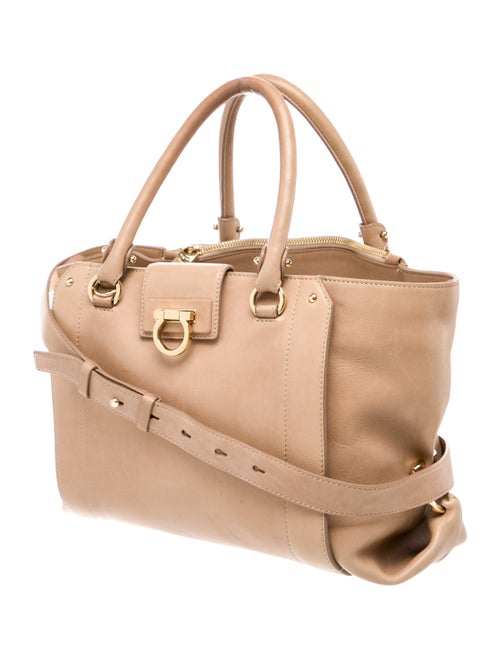 Ferragamo Leather Top Handle Bag