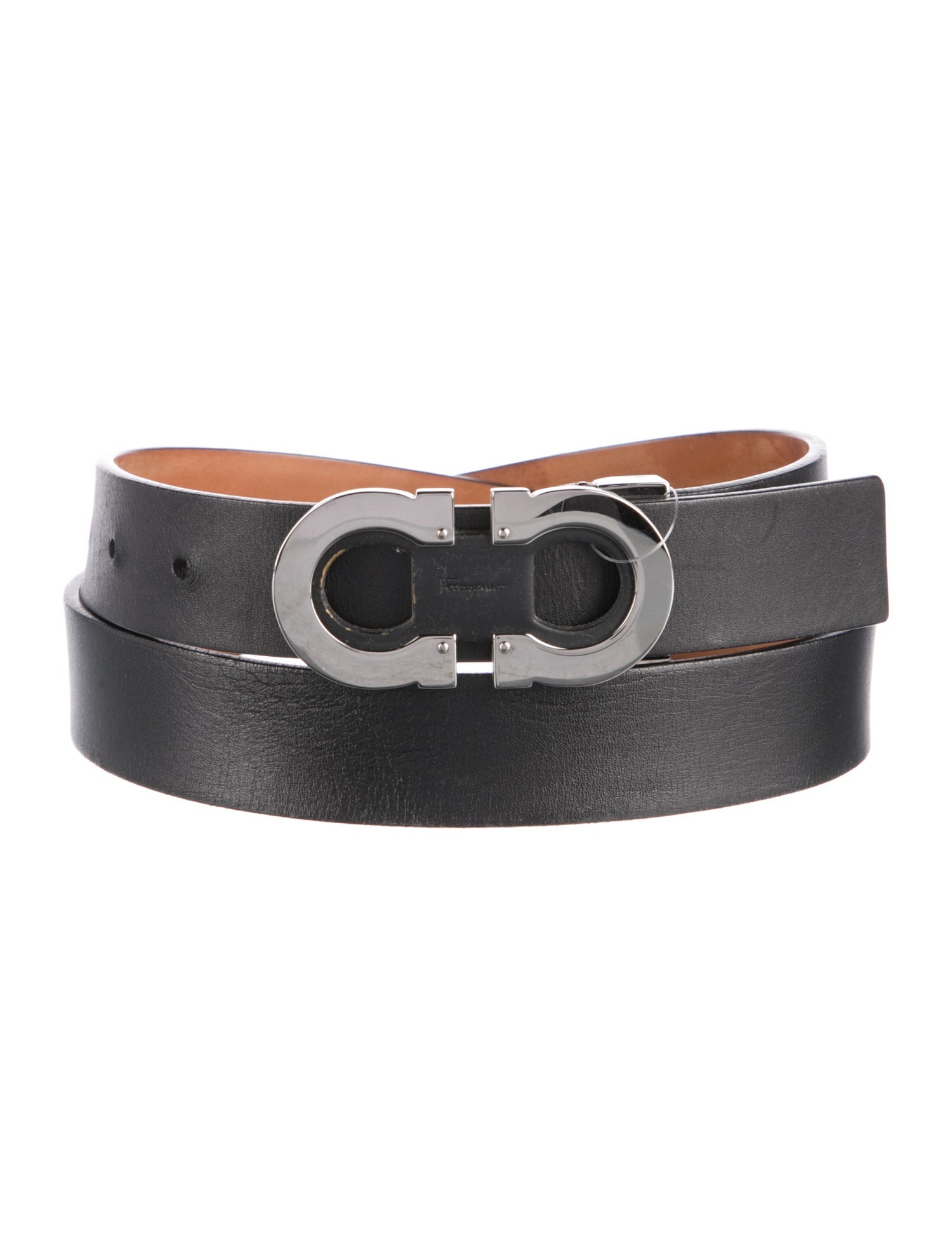 Ferragamo Skinny Leather Belt Kit