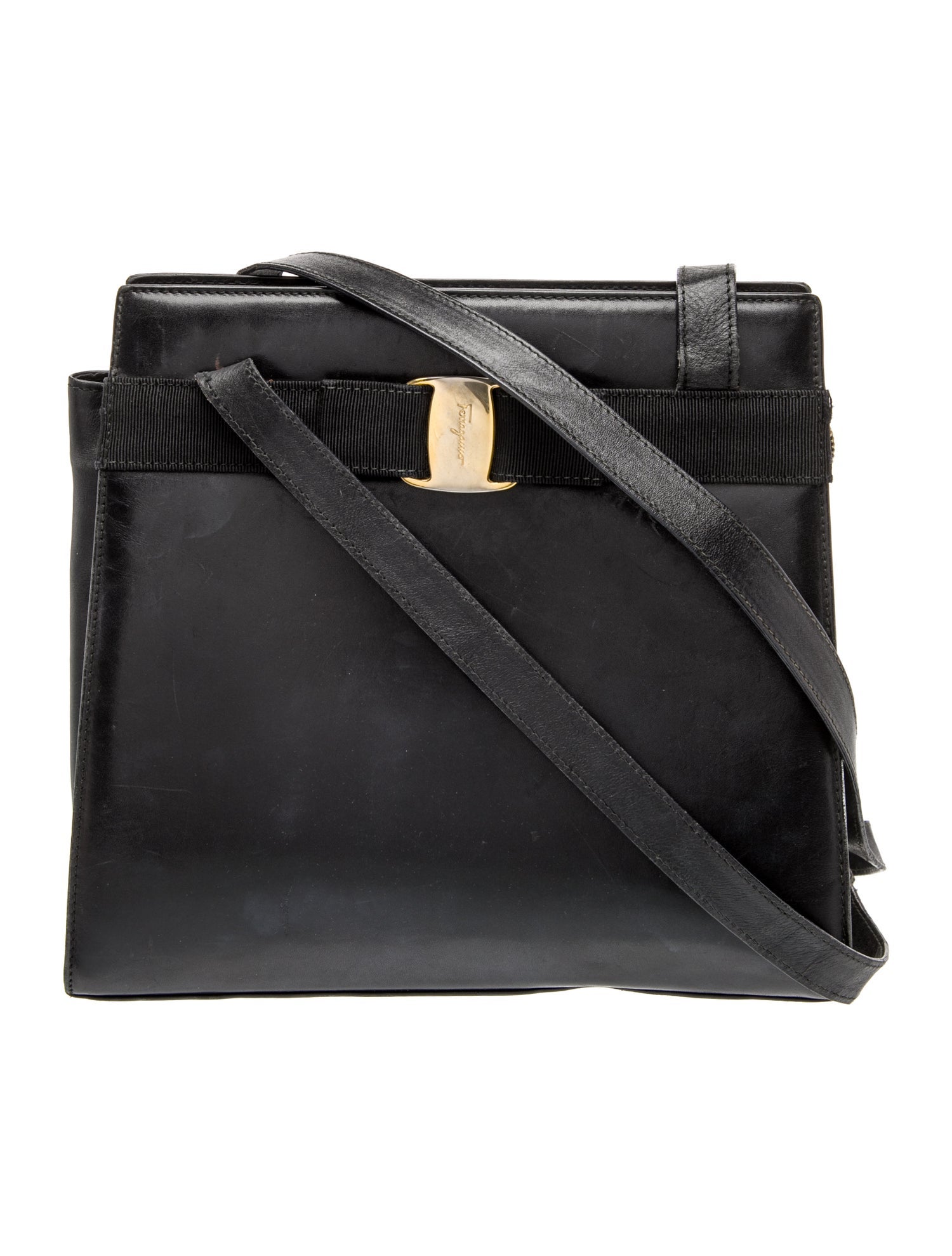 Ferragamo Leather Shoulder Bag