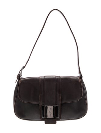 Ferragamo Leather Shoulder Bag