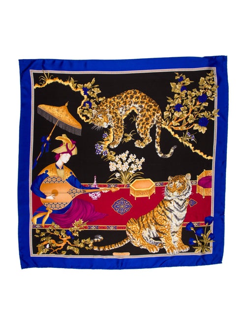 Ferragamo Silk Printed Scarf