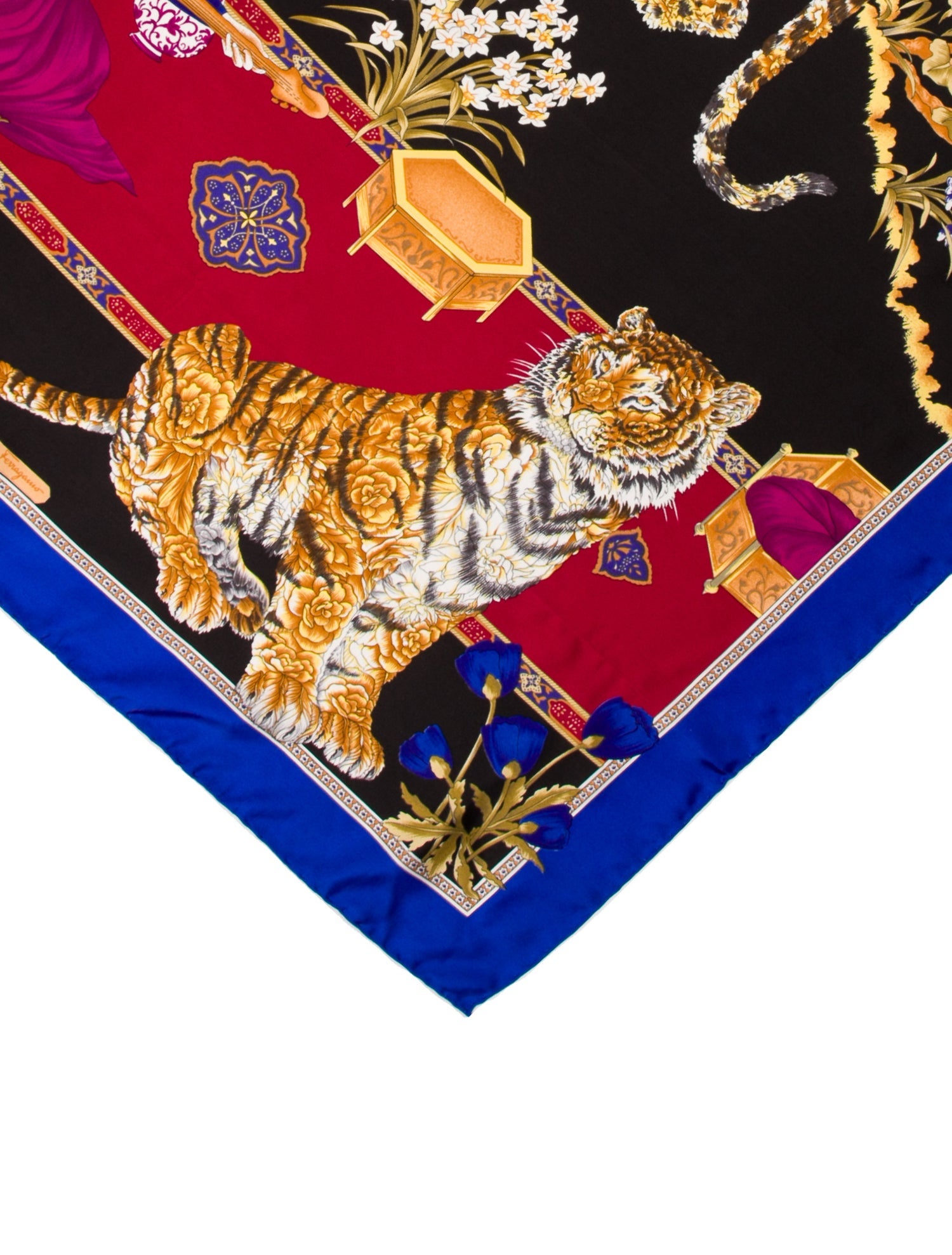 Ferragamo Silk Printed Scarf