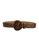 Ferragamo Embossed Leather Belt