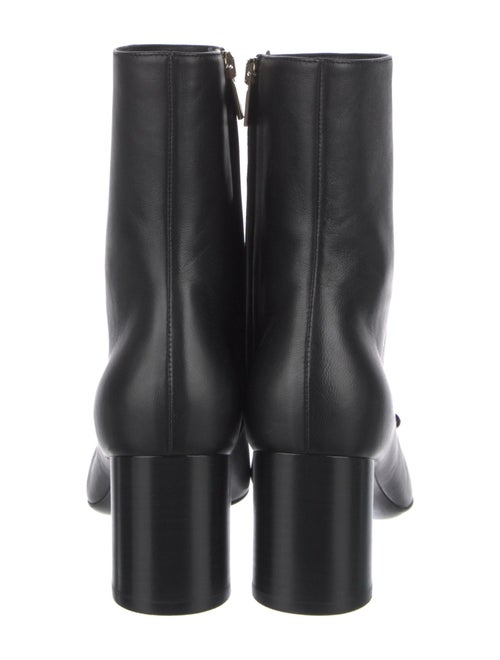 Ferragamo Leather Bow Accents Boots