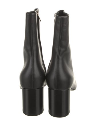 Ferragamo Leather Bow Accents Boots