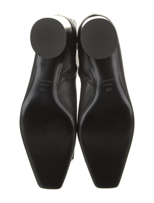 Ferragamo Leather Bow Accents Boots