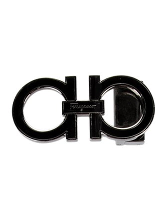 Ferragamo Black Belt Buckle
