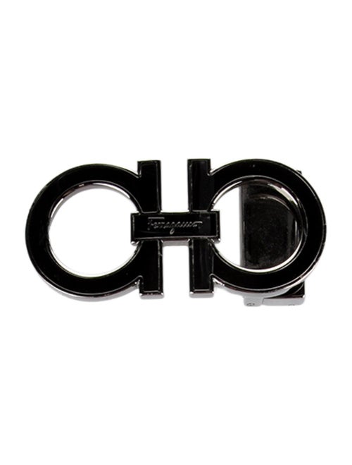 Ferragamo Black Belt Buckle