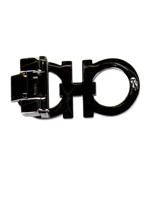Ferragamo Black Belt Buckle