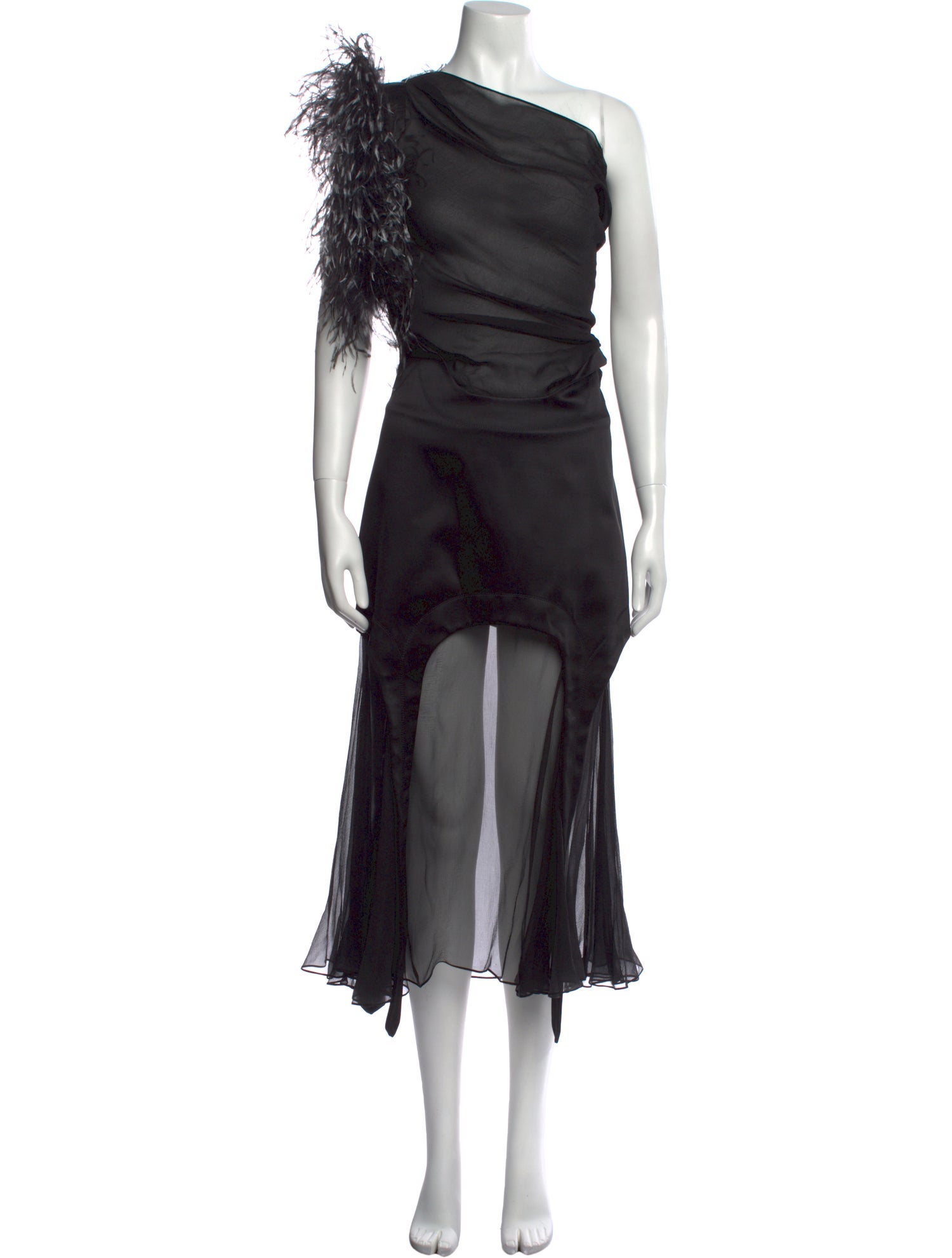 Ferragamo Silk Long Dress