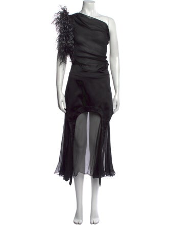 Ferragamo Silk Long Dress