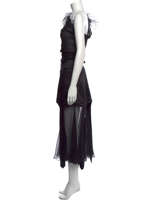 Ferragamo Silk Long Dress