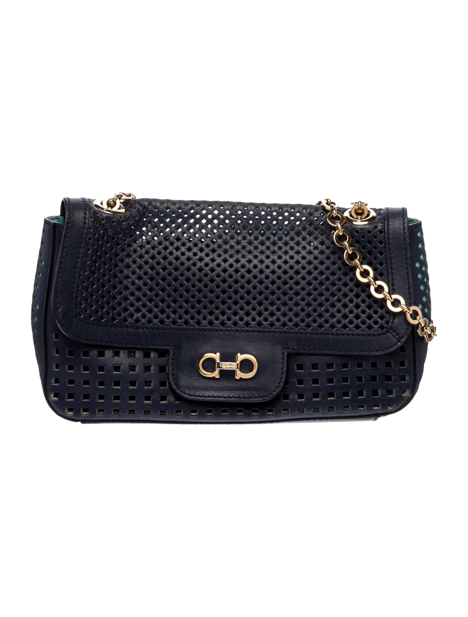 Ferragamo Leather Shoulder Bag