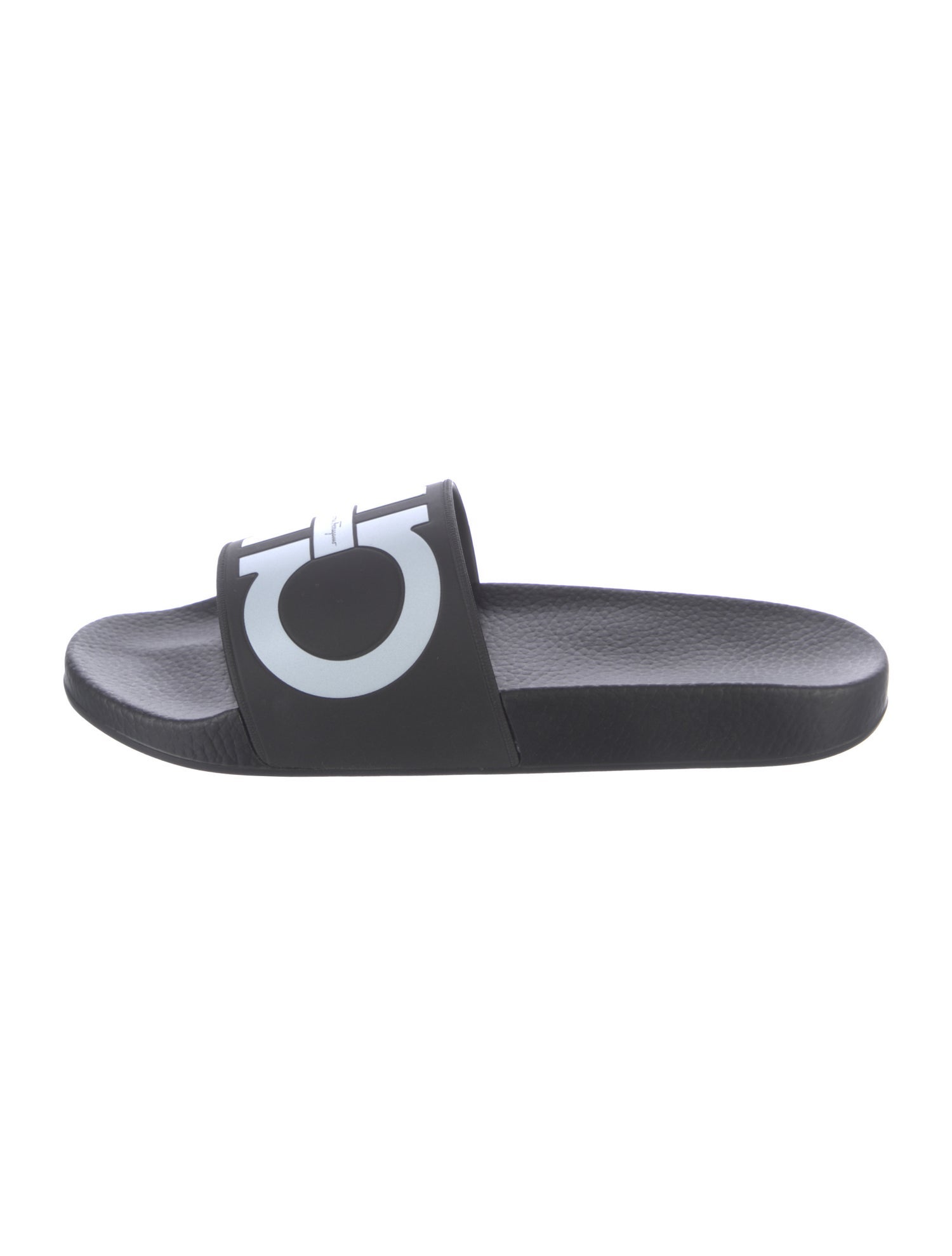 Ferragamo Rubber Printed Slides