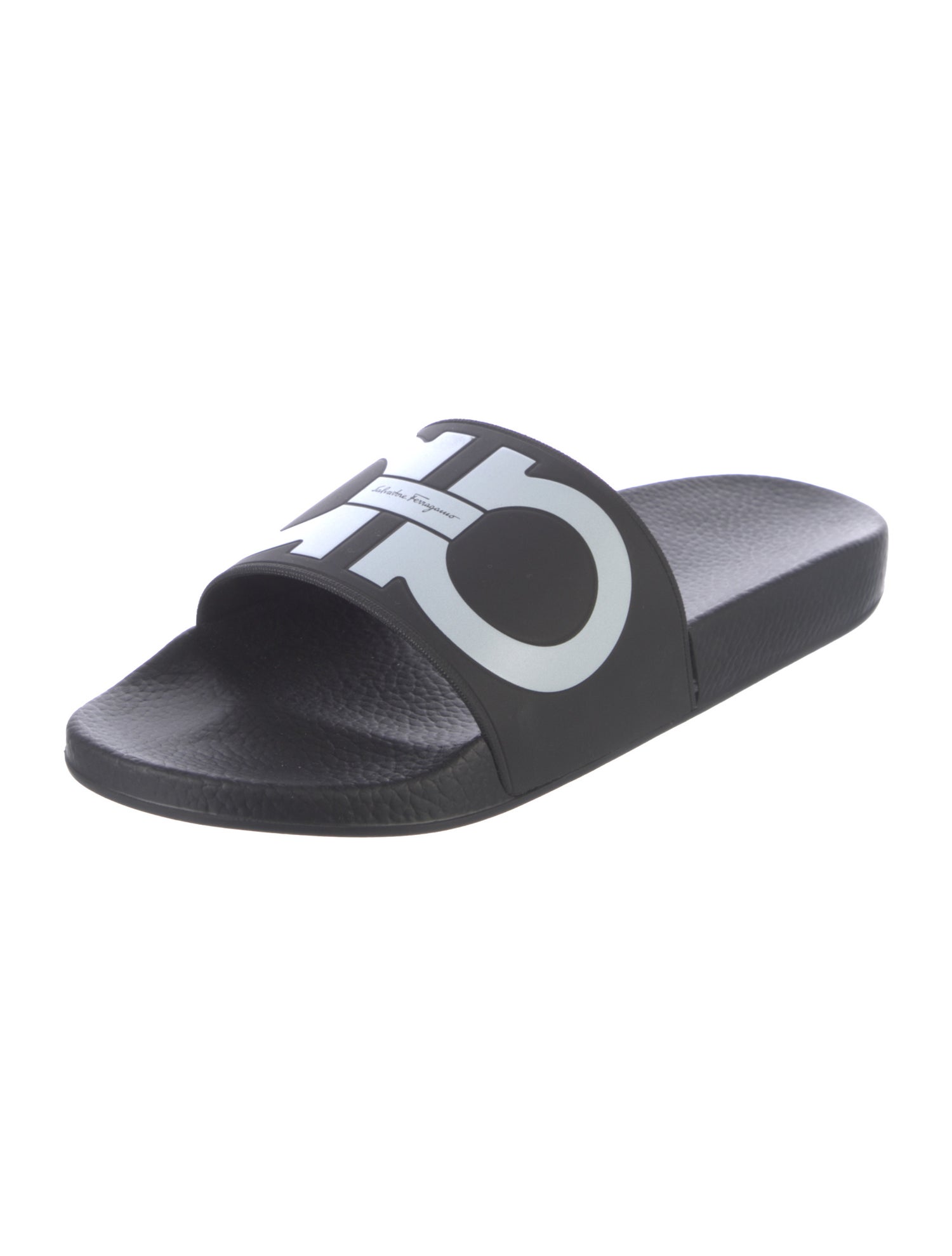 Ferragamo Rubber Printed Slides