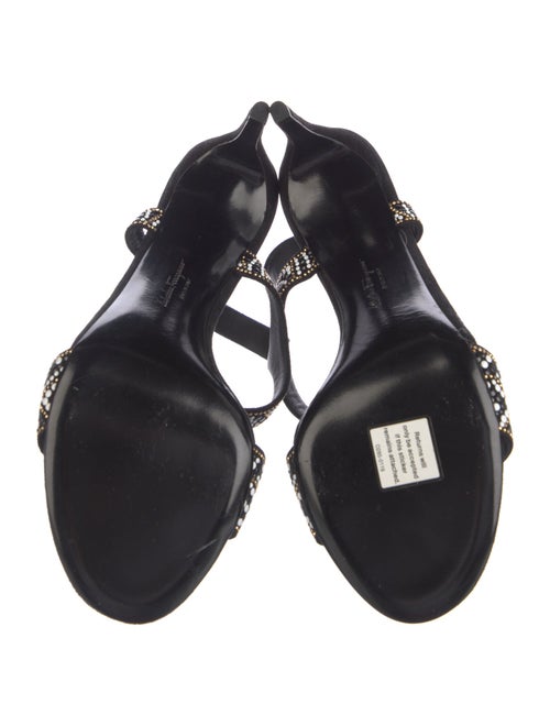 Ferragamo Suede Printed Sandals