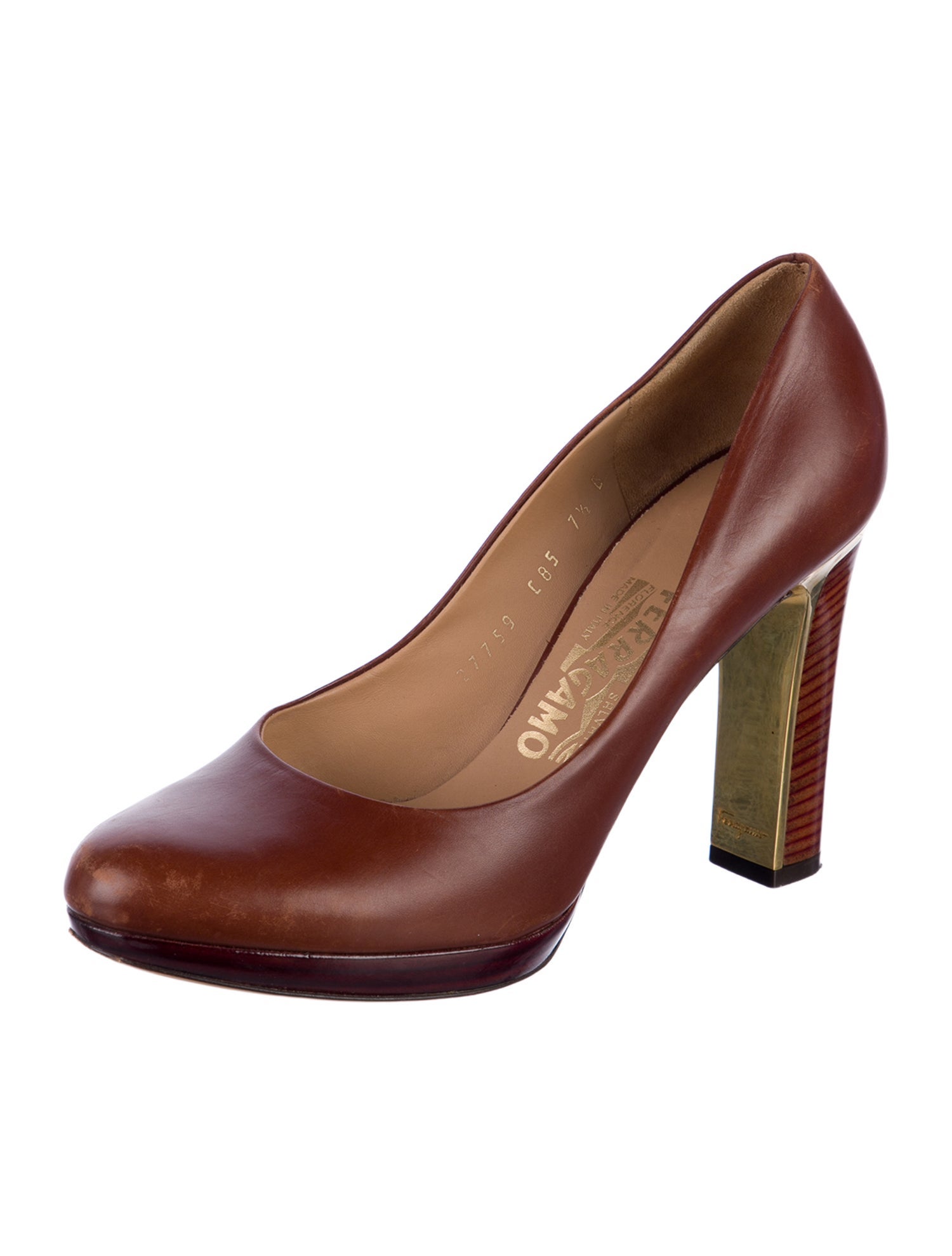 Ferragamo Leather Pumps