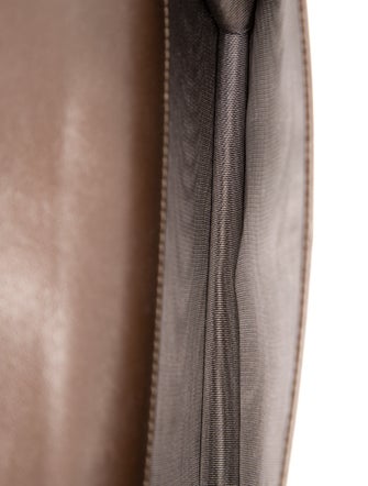 Ferragamo Embossed Leather Clutch