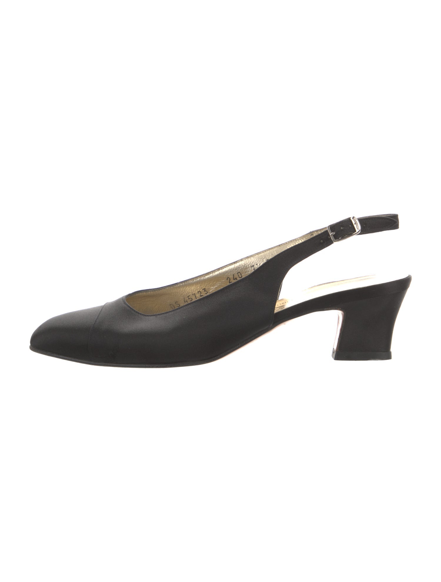 Ferragamo Satin Slingback Pumps