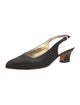 Ferragamo Satin Slingback Pumps